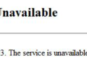 503 Service Unavailable（服务不可用）